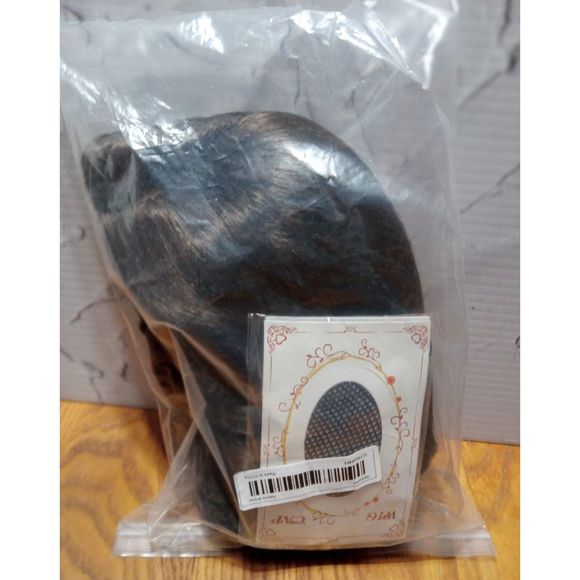 Cosplay Wig Classical 80s Water Wave Synthetic Fiber Hair Replacement Wig Brown - Picture 7 of 8